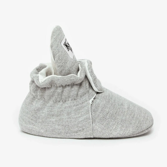 Zapatitos Algodón Gripper Gris para bebé - Kings & Rebels