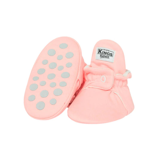 Zapatitos Algodón Gripper Rosa para bebé - Kings & Rebels