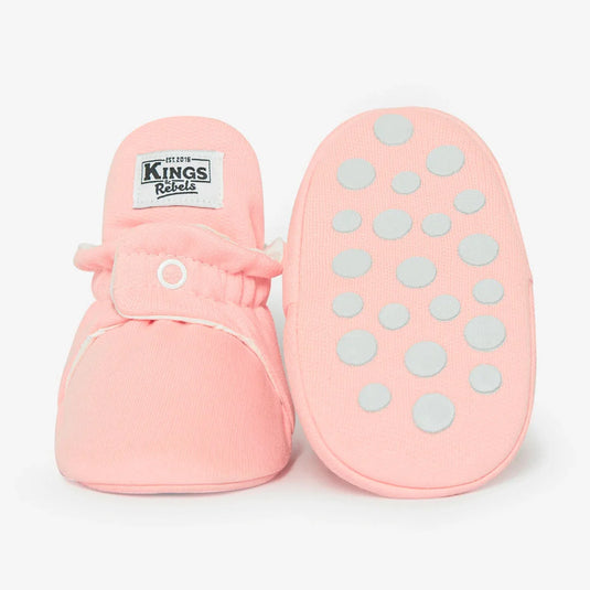 Zapatitos Algodón Gripper Rosa para bebé - Kings & Rebels