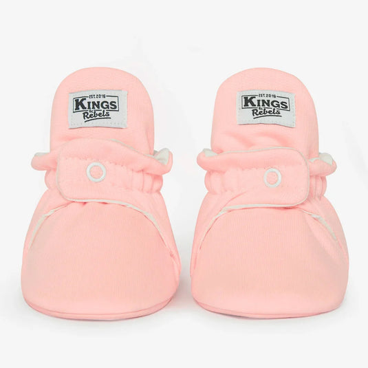 Zapatitos Algodón Gripper Rosa para bebé - Kings & Rebels