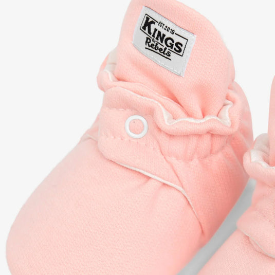 Zapatitos Algodón Gripper Rosa para bebé - Kings & Rebels