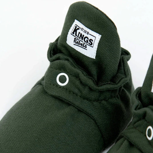 Zapatitos Algodón Gripper Verde para bebé - Kings & Rebels
