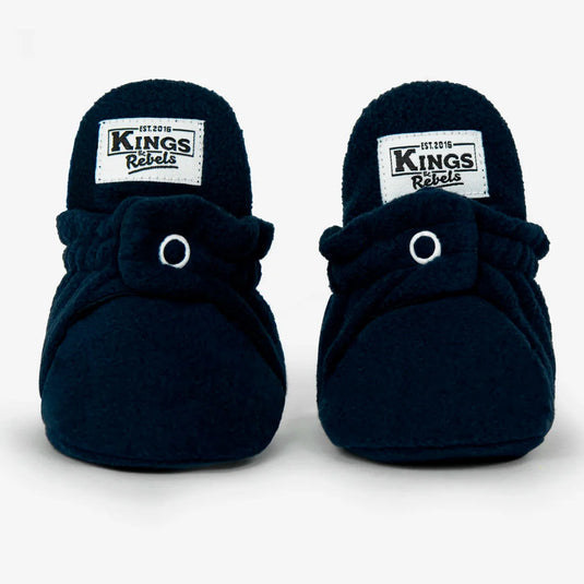 Zapatitos Fleece Classic Azul para bebé - Kings & Rebels