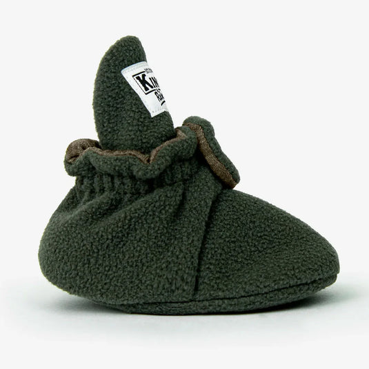 Zapatitos Fleece Classic Verde para bebé - Kings & Rebels