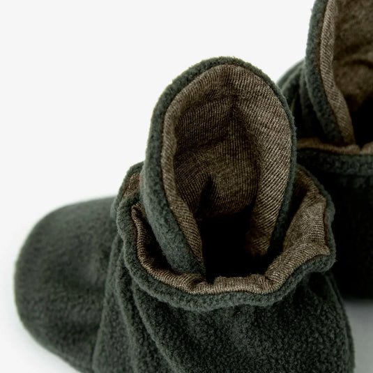 Zapatitos Fleece Classic Verde para bebé - Kings & Rebels