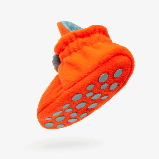 Zapatitos Fleece Gripper Naranja para bebé - Kings & Rebels
