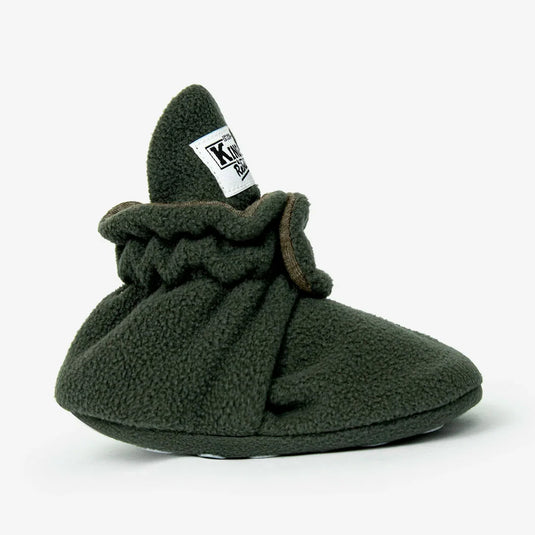 Zapatitos Fleece Gripper Verde para bebé - Kings & Rebels