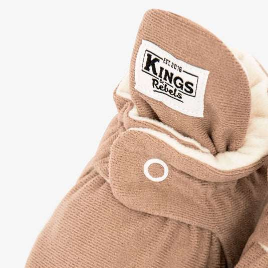 Zapatitos Gamuza Classic Café para bebé - Kings & Rebels