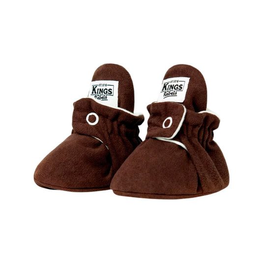 Zapatitos Gamuza Classic Chocolate para bebé - Kings & Rebels