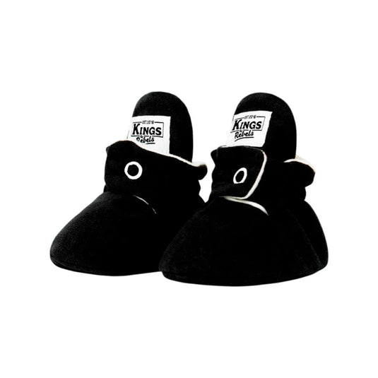 Zapatitos Gamuza Classic Negro para bebé - Kings & Rebels