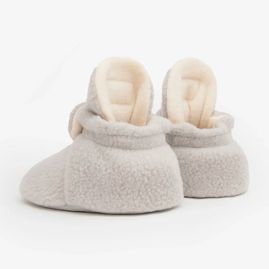 Zapatitos Teddy Gripper Gris para bebé - Kings & Rebels