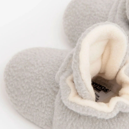 Zapatitos Teddy Gripper Gris para bebé - Kings & Rebels