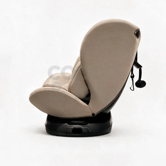 Silla de carro convertible giratoria 360° para bebé, con instalación ISOFIX, arnés de 5 puntos y reposacabezas ajustable, desde recién nacido hasta 36 kg - Kidilo