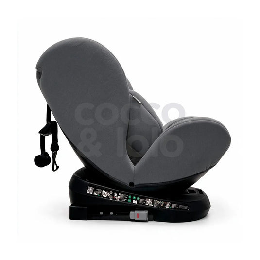 Silla de carro convertible giratoria 360° para bebé, con instalación ISOFIX, arnés de 5 puntos y reposacabezas ajustable, desde recién nacido hasta 36 kg - Kidilo