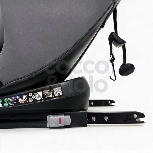 Silla de carro convertible giratoria 360° para bebé, con instalación ISOFIX, arnés de 5 puntos y reposacabezas ajustable, desde recién nacido hasta 36 kg - Kidilo