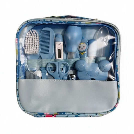 Kit de aseo estuche estampado de gatos, set de aseo para bebé recién nacido, de 14 piezas incluyendo una lima eléctrica con cabezales intercambiables, cómodo estuche para facilitar el llevarlo - Cocco Semana 2026