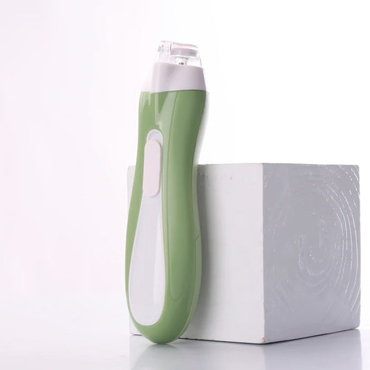 Lima eléctrica para bebés recién nacido, con cabezales intercambiables, insonora y velocidad ajustable Verde