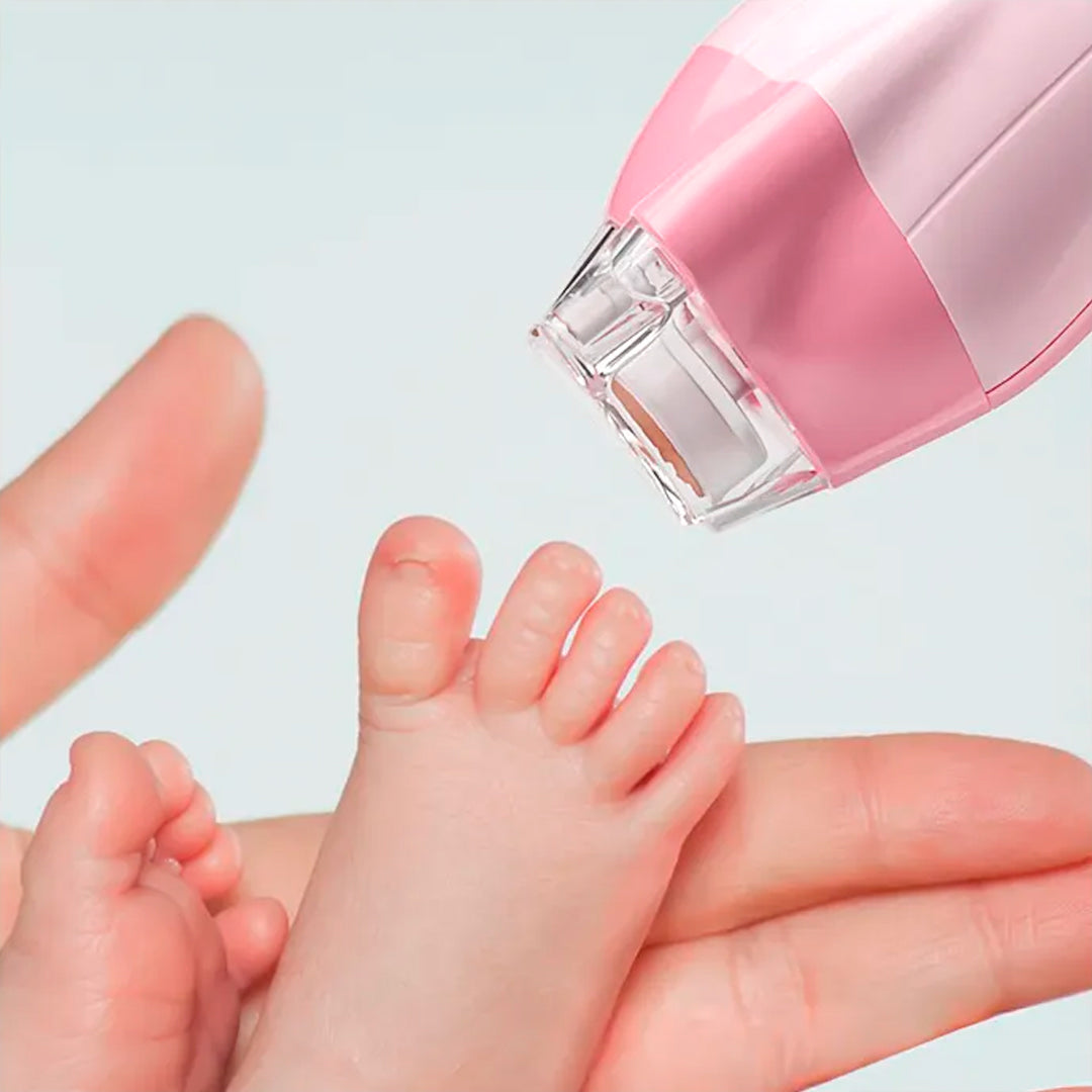 Lima eléctrica para bebés recién nacido, con cabezales intercambiables, insonora y velocidad ajustable