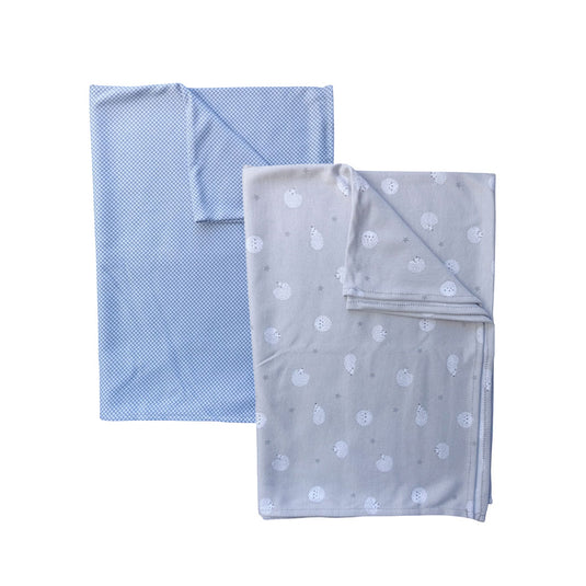 Set de mantas x2 ligeras para bebé, tejido delicado con la piel de tu bebé, ultrasuaves y acogedoras - Toral