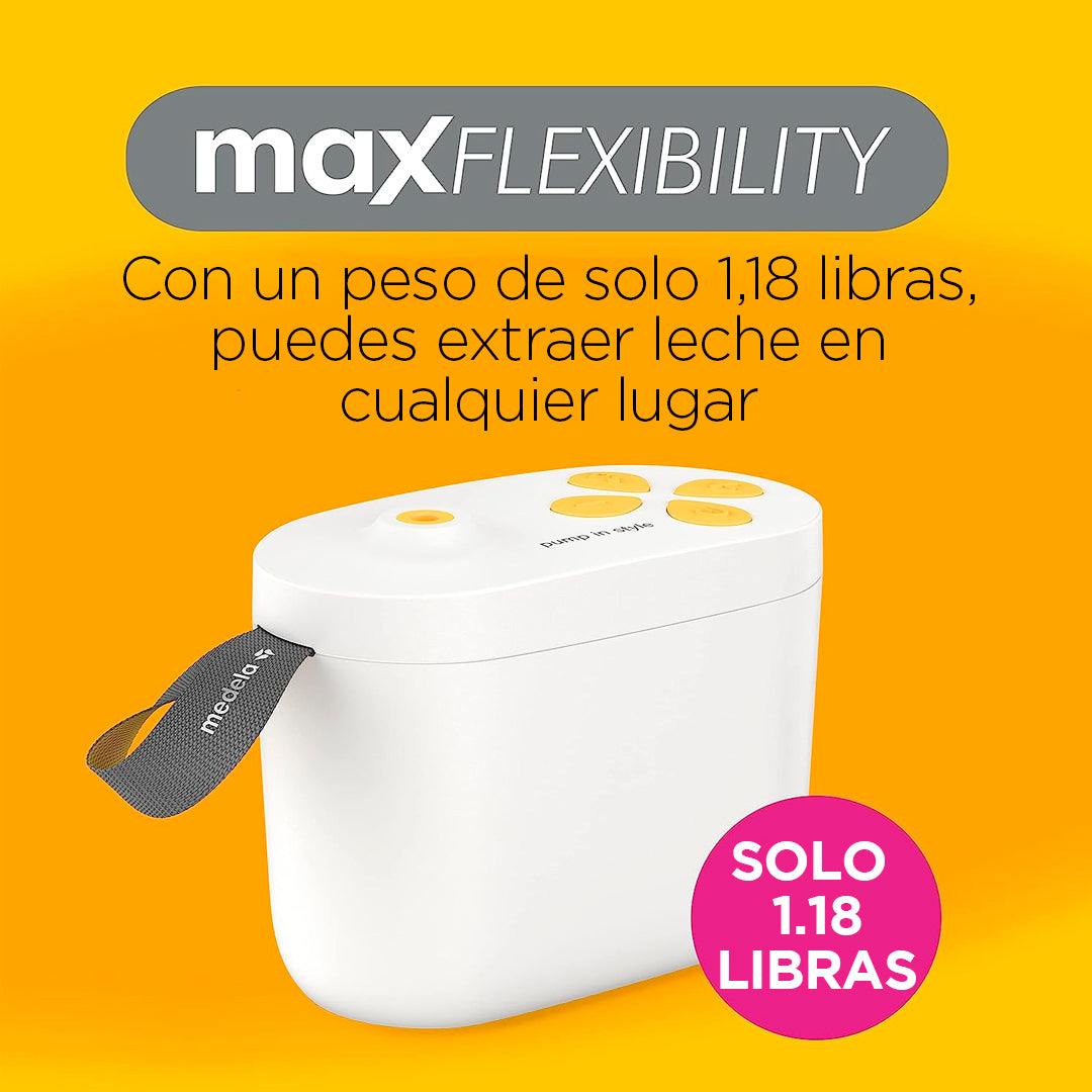 Extractor de leche eléctrico doble con diseño suizo Pump in Style - Medela