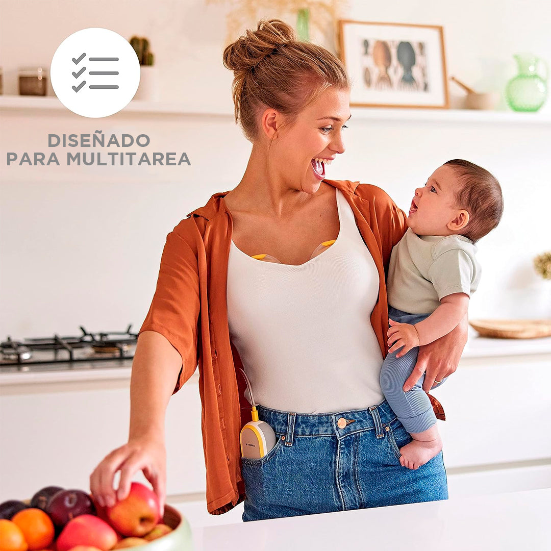 Extractor de leche eléctrico doble portátil, manos libres Freestyle - Medela