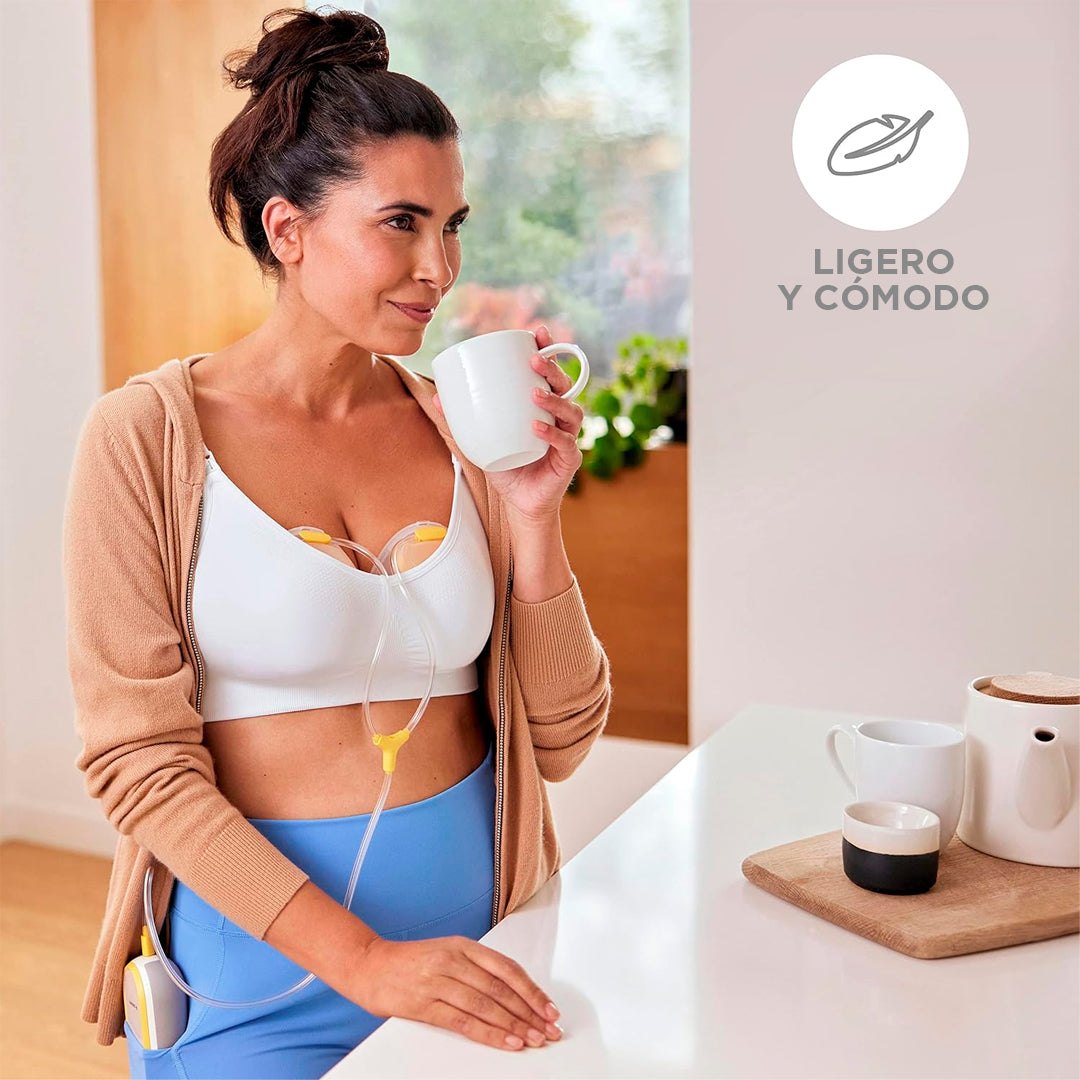 Extractor de leche eléctrico doble portátil, manos libres Freestyle - Medela