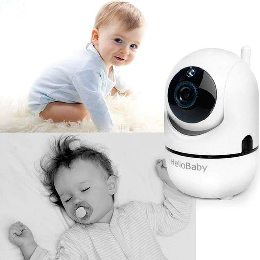Monitor 360° para bebé con zoom, panel remoto y pantalla de 3.2 pulgadas
