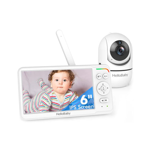 Monitor de 6" con cámara con sistema de rotación - HelloBaby