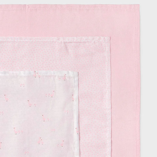 Paquete x3 sábanas muselina estampado de cisnes - Mayoral