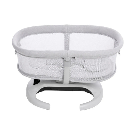 Mecedora eléctrica InfiniOrbit para bebé con balanceo, vibración, Bluetooth, temporizador, asiento reclinable y barra de juguetes - Mastela - Cocco Semana 2026