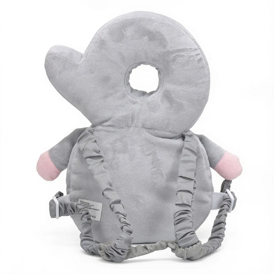 Mochila Cojín protectora antigolpes para bebé, acolchada para cabeza y espalda, transpirable, con diseño de animalitos