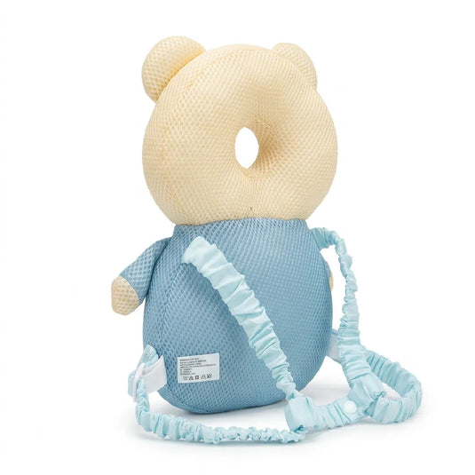Mochila Cojín protectora antigolpes para bebé, acolchada para cabeza y espalda, transpirable, con diseño de animalitos