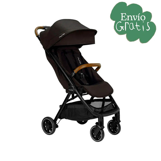 Coche paseador TRVL maleta ultracompacto para bebé, con sistema de plegado compacto tipo maleta, cinturón en 5 puntos, barra de empuje con detalles de lujo, ultraligero y fácil de transportar - Nuna