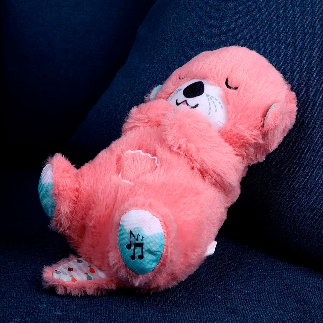 Nutria dormilona compañera de sueño, peluche que respira y abraza a tu bebé mientras duerme, hecho de materia suave e hipoalergénico