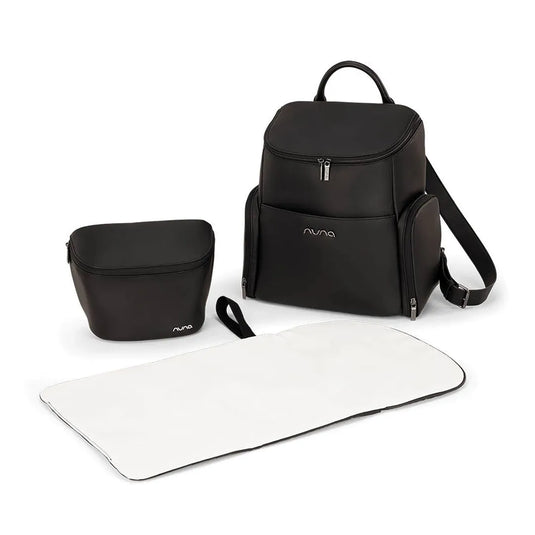 PREVENTA | Pañalera tipo mochila Nuna Essential Bag, con bolsillo cambiador, cosmetiquera y compartimento para laptop - Nuna