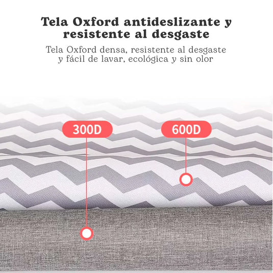 Organizador de pañales con compartimientos para bebé y alto almacenamiento