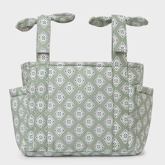 Organizador pañalera estampado para coche, de buen almacenamiento, diseño en patrones, bolsillos independientes para mayor organización, correas ajustable - Mayoral