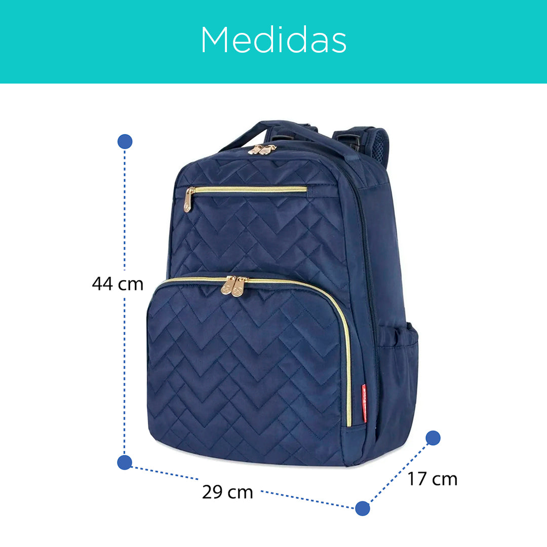 Pañalera multifuncional tipo morral, bolso para pañales, con cambiador independiente, de gran capacidad y bolsillo térmico - Fisher Price