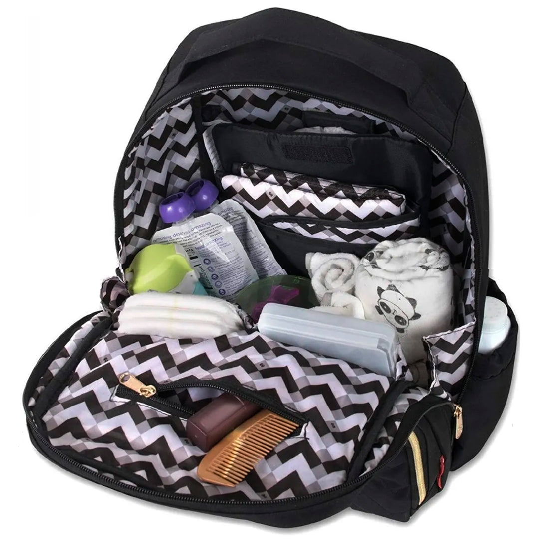 Pañalera multifuncional tipo morral, bolso para pañales, con cambiador independiente, de gran capacidad y bolsillo térmico - Fisher Price