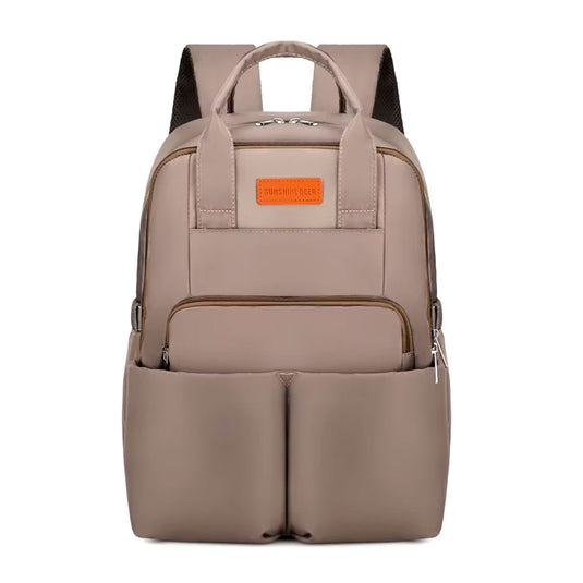 Pañalera morral de múltiples bolsillos frontales, bolsillos térmicos e impermeables, hecho en tela Oxford resistente al agua, de gran capacidad de almacenamiento