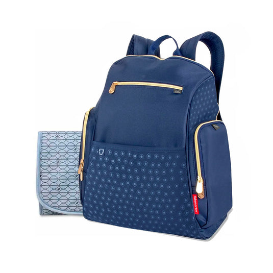 Pañalera tipo morral Fashions, morral multifuncional de gran capacidad múltiples compartimentos con cambiador portátil - Fisher Price