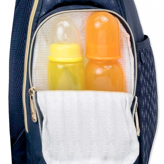 Pañalera tipo morral Fashions, morral multifuncional de gran capacidad múltiples compartimentos con cambiador portátil - Fisher Price