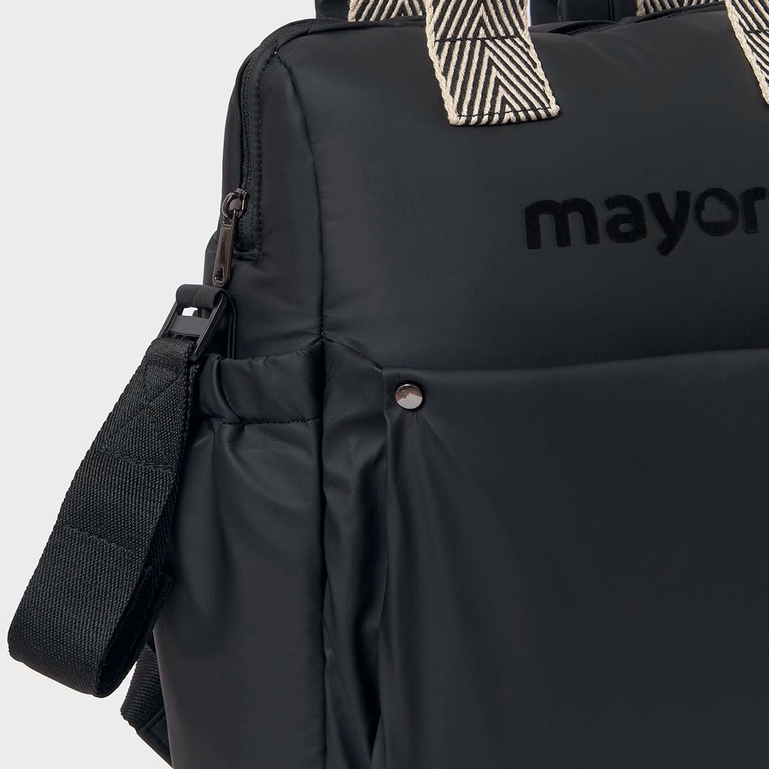 Pañalera estilo bolso - morral impermeable, de buena capacidad de almacenamiento, con bolsillo térmico, bolsillo frontal y correa para - Mayoral