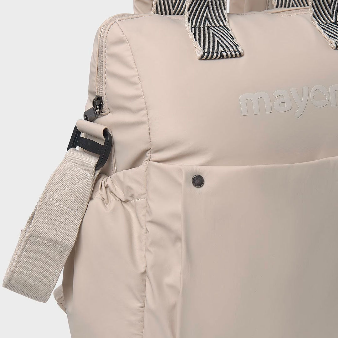 Pañalera estilo bolso - morral impermeable, de buena capacidad de almacenamiento, con bolsillo térmico, bolsillo frontal y correa para - Mayoral