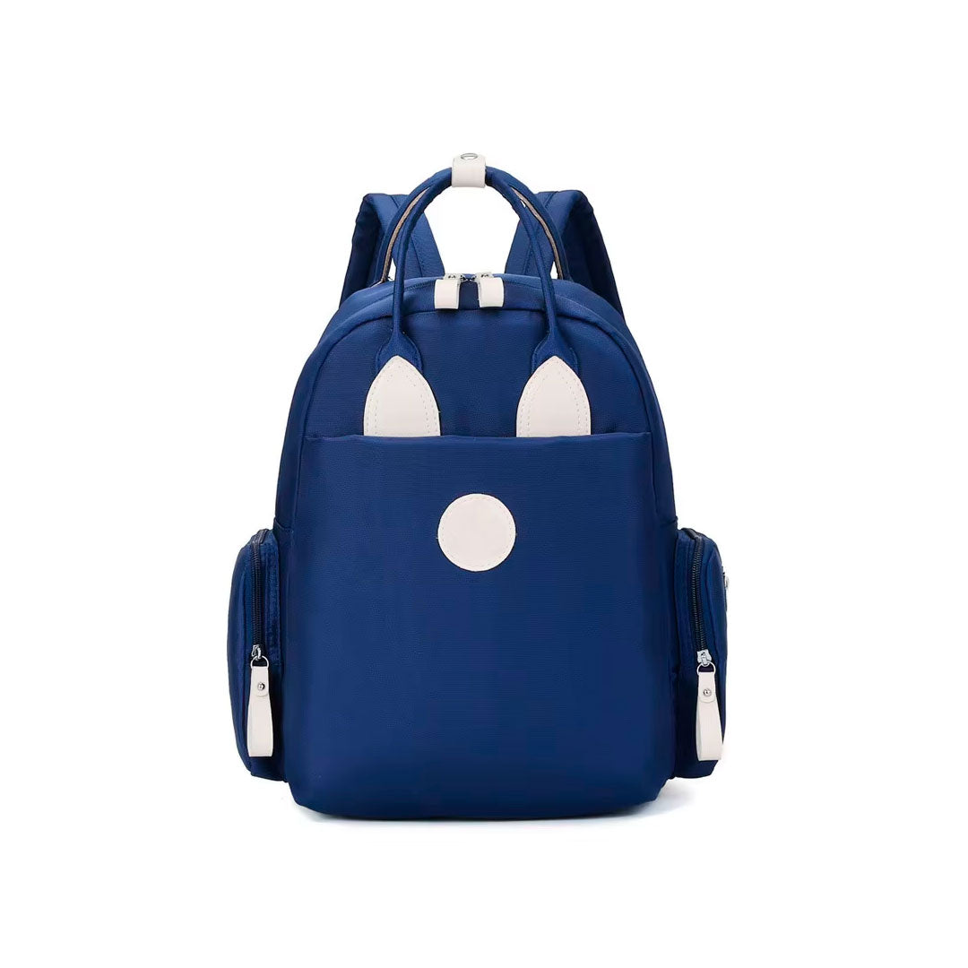 Pañalera morral multifuncional con diseño Conejito, de buena capacidad, hecha en material resistente al agua, con bolsillos térmicos - Color & Life
