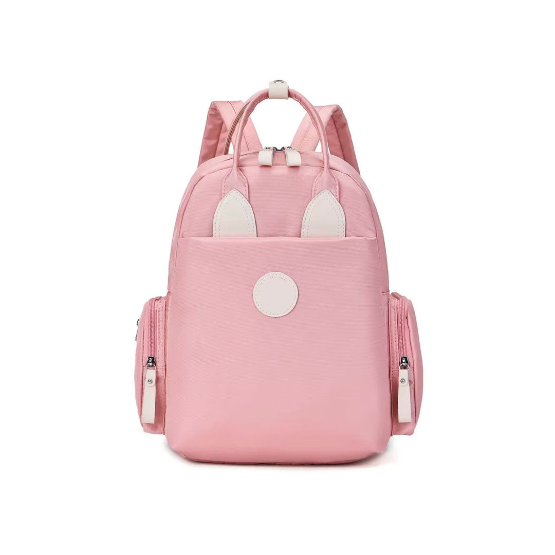 Pañalera morral multifuncional con diseño Conejito, de buena capacidad, hecha en material resistente al agua, con bolsillos térmicos - Color & Life