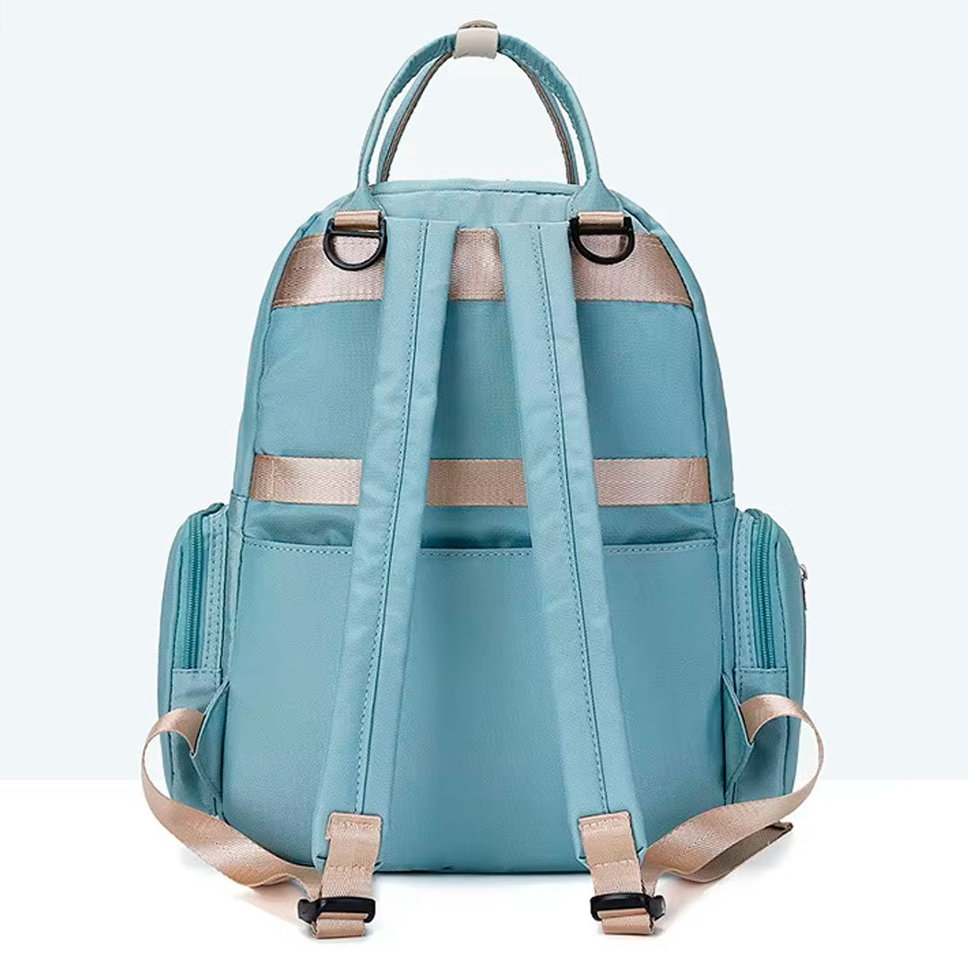 Pañalera morral multifuncional con diseño Conejito, de buena capacidad, hecha en material resistente al agua, con bolsillos térmicos - Color & Life