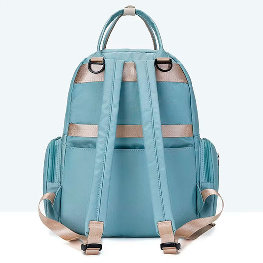 Pañalera morral multifuncional con diseño Conejito, de buena capacidad, hecha en material resistente al agua, con bolsillos térmicos - Color & Life