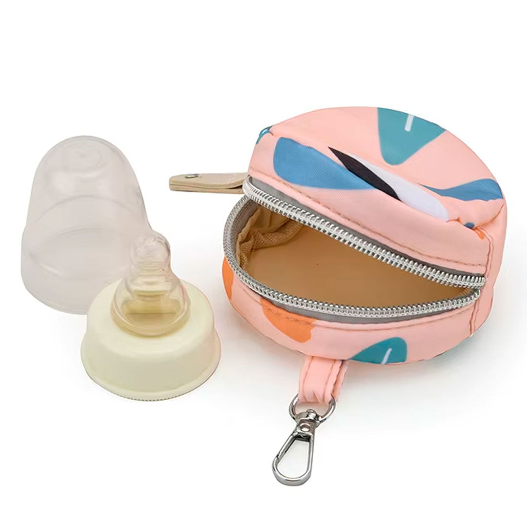 Pañalera con diseño estampado con monedero Duoduoya, de buena capacidad de almacenamiento, múltiples compartimientos, hecha en tela de poliéster Oxford resistente e impermeable