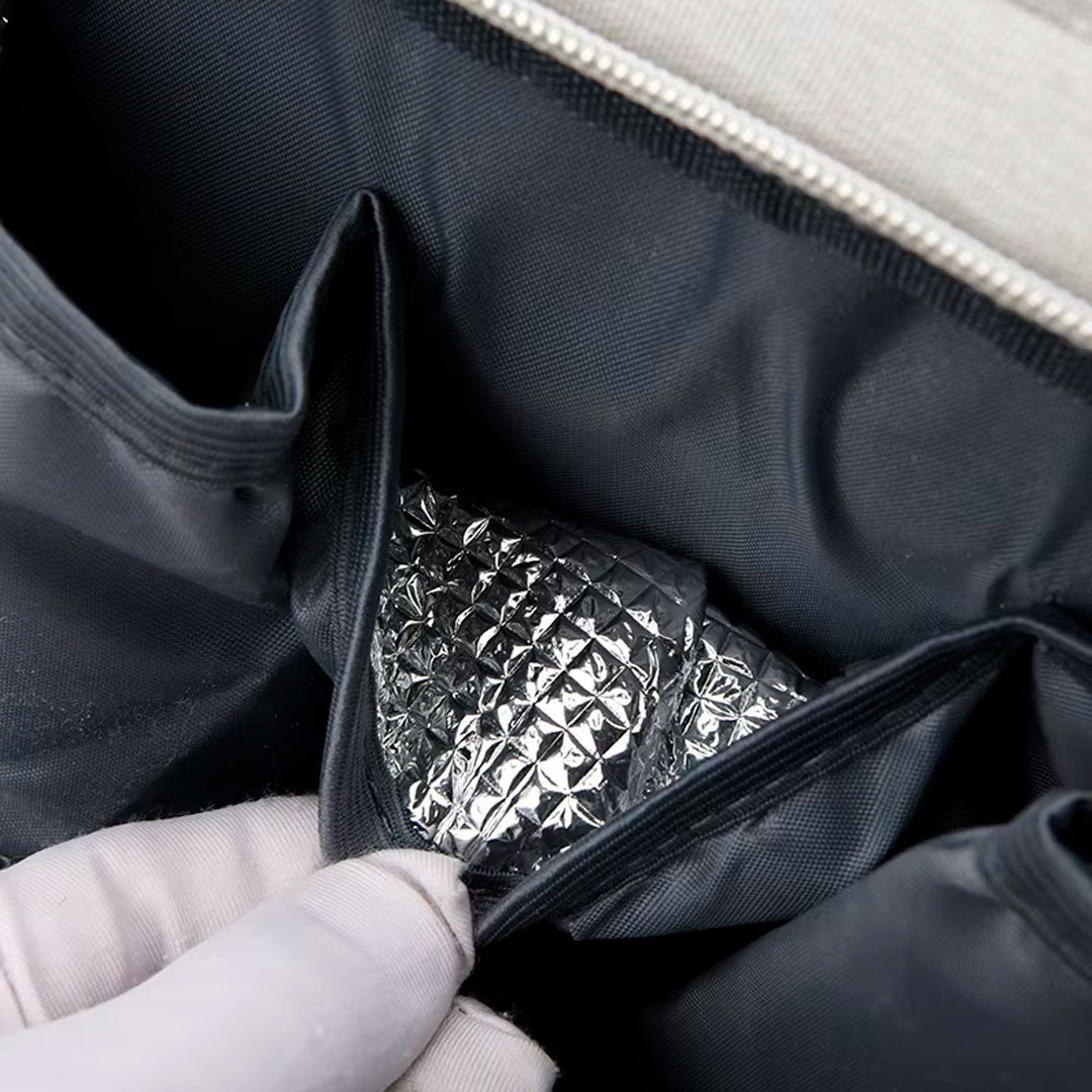 Pañalera morral multifuncional Estrellita Goodmum, de gran capacidad de almacenamiento, con divisiones internas, correas ergonómicas ajustables, hecha en tela de gran calidad